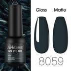 Colorful Glossy Gel Nail Polish 8ml Modern Permanent UV LED Nails Gel Luxury Fashion For Women and Girls Shine Design Stevvex