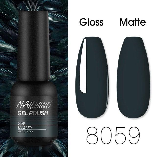 Colorful Glossy Gel Nail Polish 8ml Modern Permanent UV LED Nails Gel Luxury Fashion For Women and Girls Shine Design Stevvex