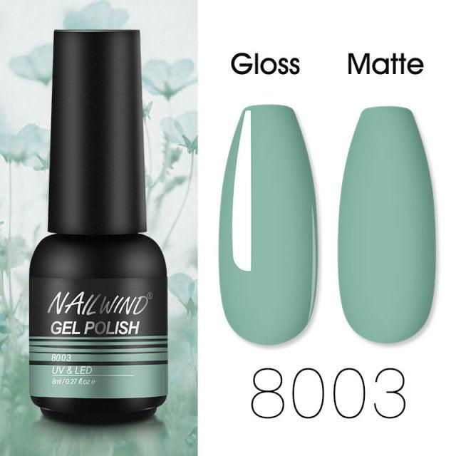 Colorful Glossy Gel Nail Polish 8ml Modern Permanent UV LED Nails Gel Luxury Fashion For Women and Girls Shine Design Stevvex