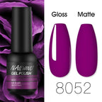 Colorful Glossy Gel Nail Polish 8ml Modern Permanent UV LED Nails Gel Luxury Fashion For Women and Girls Shine Design Stevvex