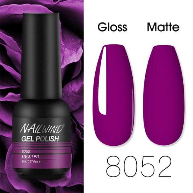 Colorful Glossy Gel Nail Polish 8ml Modern Permanent UV LED Nails Gel Luxury Fashion For Women and Girls Shine Design Stevvex