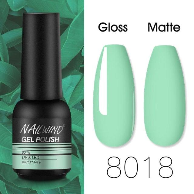 Colorful Glossy Gel Nail Polish 8ml Modern Permanent UV LED Nails Gel Luxury Fashion For Women and Girls Shine Design Stevvex