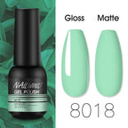 Colorful Glossy Gel Nail Polish 8ml Modern Permanent UV LED Nails Gel Luxury Fashion For Women and Girls Shine Design Stevvex