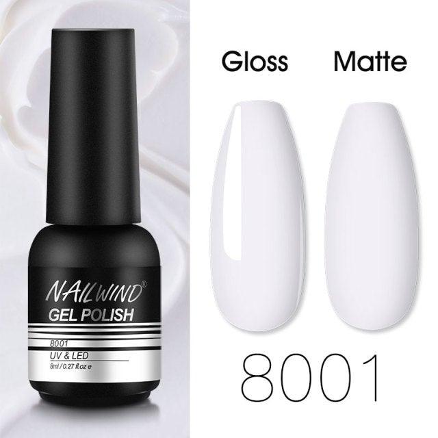 Colorful Glossy Gel Nail Polish 8ml Modern Permanent UV LED Nails Gel Luxury Fashion For Women and Girls Shine Design Stevvex