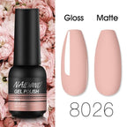 Colorful Glossy Gel Nail Polish 8ml Modern Permanent UV LED Nails Gel Luxury Fashion For Women and Girls Shine Design Stevvex