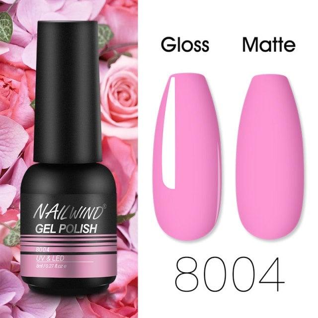 Colorful Glossy Gel Nail Polish 8ml Modern Permanent UV LED Nails Gel Luxury Fashion For Women and Girls Shine Design Stevvex