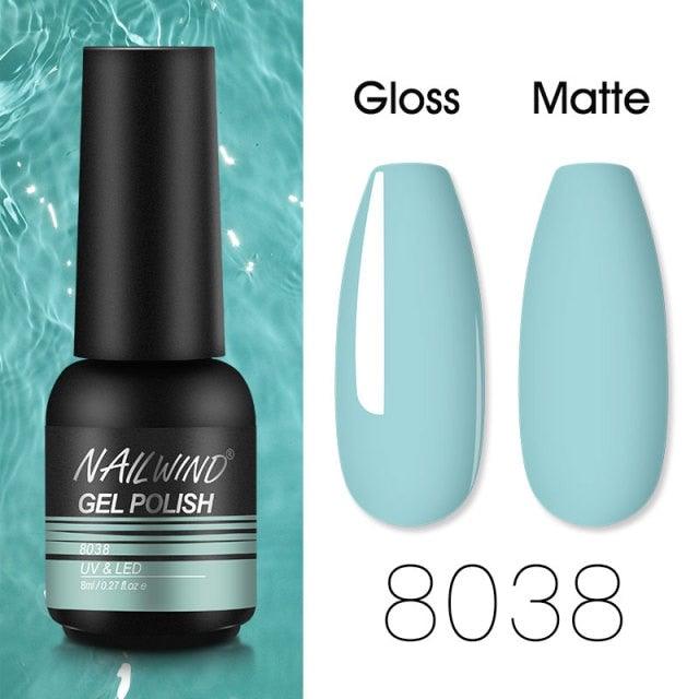 Colorful Glossy Gel Nail Polish 8ml Modern Permanent UV LED Nails Gel Luxury Fashion For Women and Girls Shine Design Stevvex