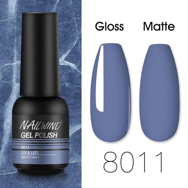 Colorful Glossy Gel Nail Polish 8ml Modern Permanent UV LED Nails Gel Luxury Fashion For Women and Girls Shine Design Stevvex