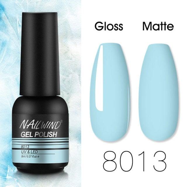 Colorful Glossy Gel Nail Polish 8ml Modern Permanent UV LED Nails Gel Luxury Fashion For Women and Girls Shine Design Stevvex