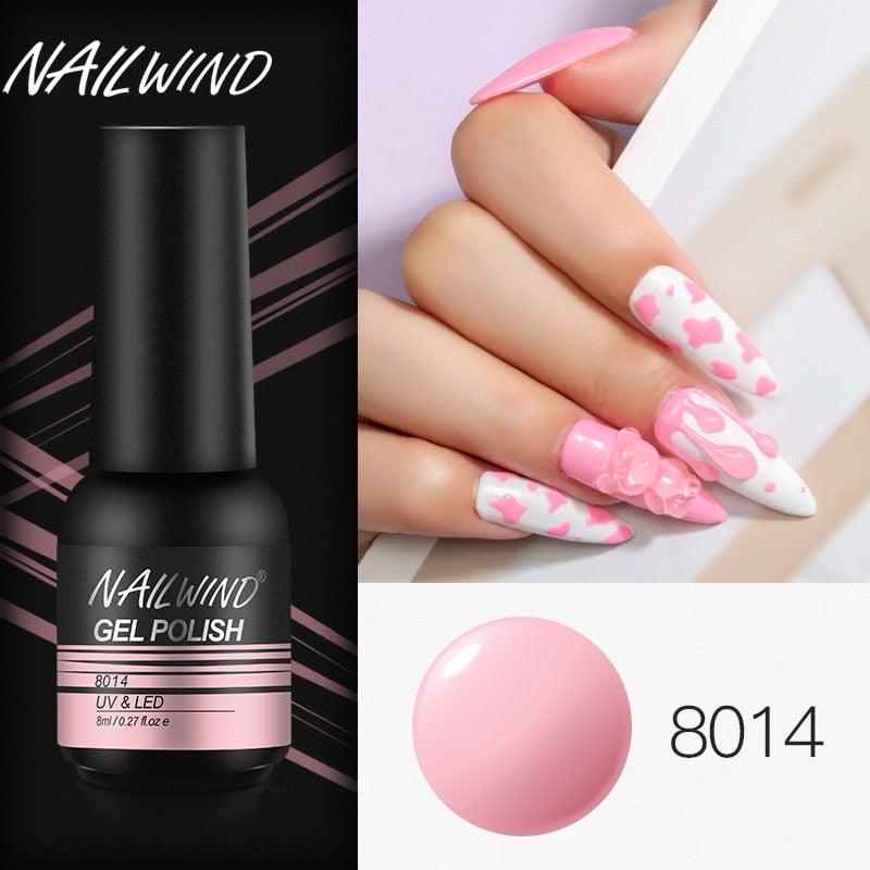 Colorful Glossy Gel Nail Polish 8ml Modern Permanent UV LED Nails Gel Luxury Fashion For Women and Girls Shine Design Stevvex