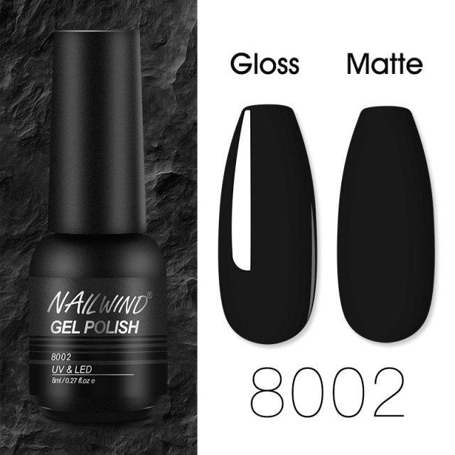 Colorful Glossy Gel Nail Polish 8ml Modern Permanent UV LED Nails Gel Luxury Fashion For Women and Girls Shine Design Stevvex