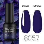 Colorful Glossy Gel Nail Polish 8ml Modern Permanent UV LED Nails Gel Luxury Fashion For Women and Girls Shine Design Stevvex