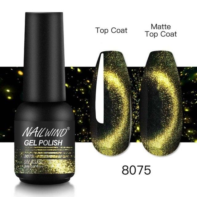 Colorful Glossy Gel Nail Polish 8ml Modern Permanent UV LED Nails Gel Luxury Fashion For Women and Girls Shine Design Stevvex