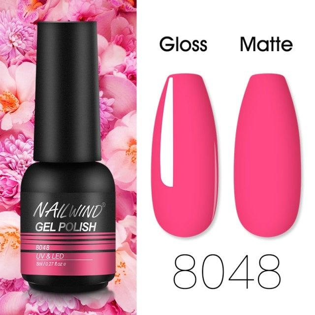 Colorful Glossy Gel Nail Polish 8ml Modern Permanent UV LED Nails Gel Luxury Fashion For Women and Girls Shine Design Stevvex