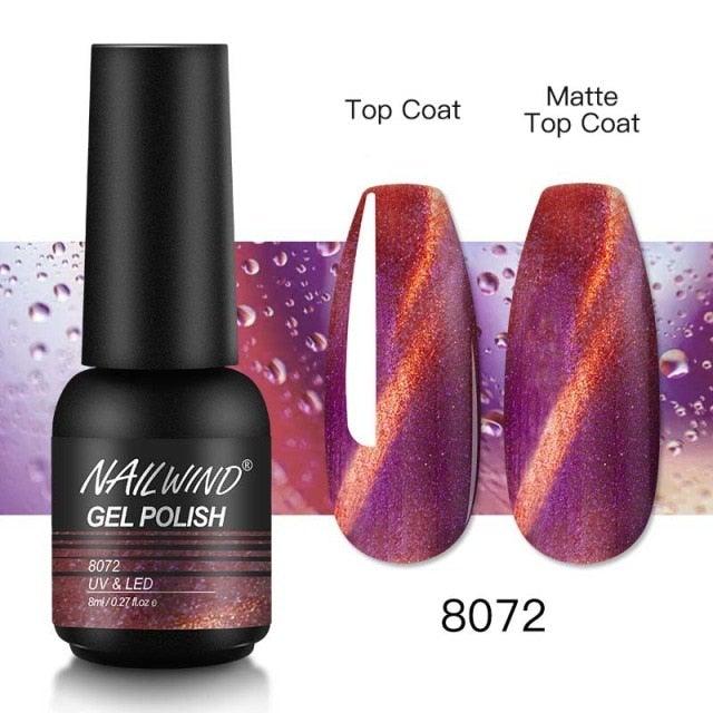 Colorful Glossy Gel Nail Polish 8ml Modern Permanent UV LED Nails Gel Luxury Fashion For Women and Girls Shine Design Stevvex