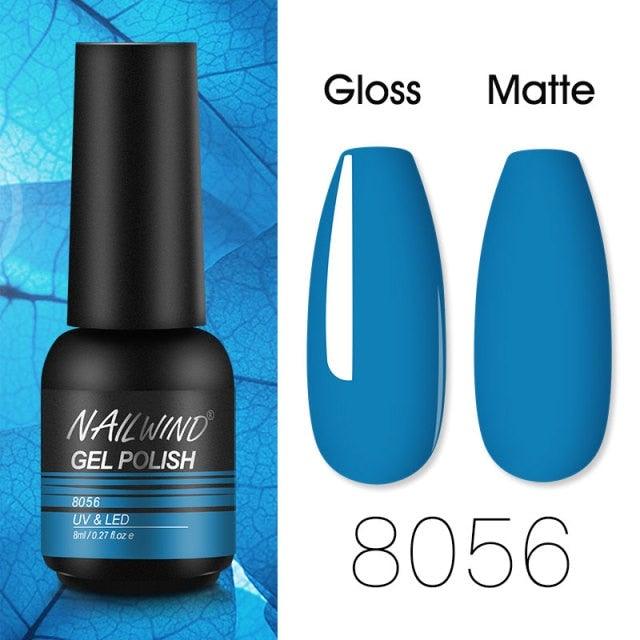 Colorful Glossy Gel Nail Polish 8ml Modern Permanent UV LED Nails Gel Luxury Fashion For Women and Girls Shine Design Stevvex