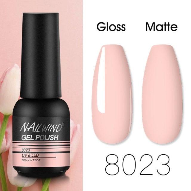 Colorful Glossy Gel Nail Polish 8ml Modern Permanent UV LED Nails Gel Luxury Fashion For Women and Girls Shine Design Stevvex