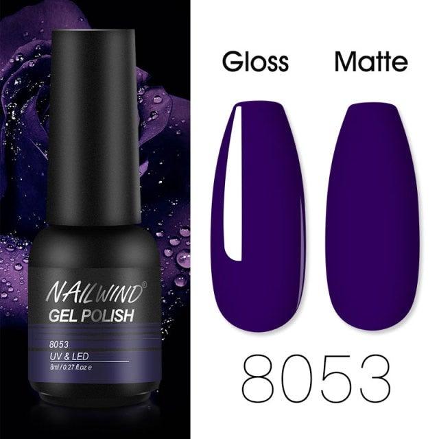 Colorful Glossy Gel Nail Polish 8ml Modern Permanent UV LED Nails Gel Luxury Fashion For Women and Girls Shine Design Stevvex