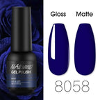 Colorful Glossy Gel Nail Polish 8ml Modern Permanent UV LED Nails Gel Luxury Fashion For Women and Girls Shine Design Stevvex