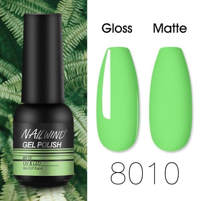 Colorful Glossy Gel Nail Polish 8ml Modern Permanent UV LED Nails Gel Luxury Fashion For Women and Girls Shine Design Stevvex