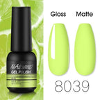 Colorful Glossy Gel Nail Polish 8ml Modern Permanent UV LED Nails Gel Luxury Fashion For Women and Girls Shine Design Stevvex