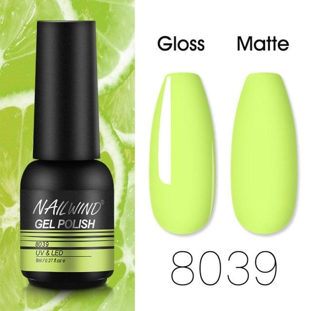 Colorful Glossy Gel Nail Polish 8ml Modern Permanent UV LED Nails Gel Luxury Fashion For Women and Girls Shine Design Stevvex
