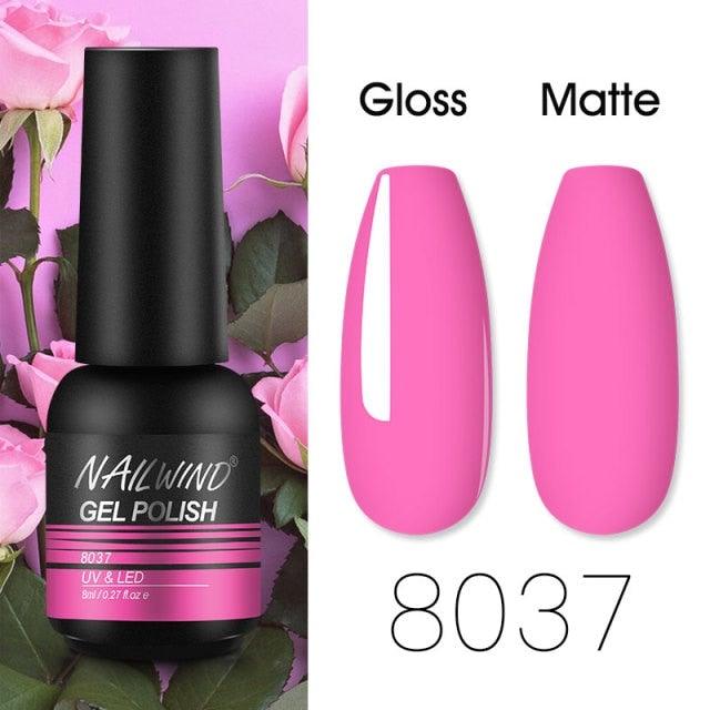 Colorful Glossy Gel Nail Polish 8ml Modern Permanent UV LED Nails Gel Luxury Fashion For Women and Girls Shine Design Stevvex