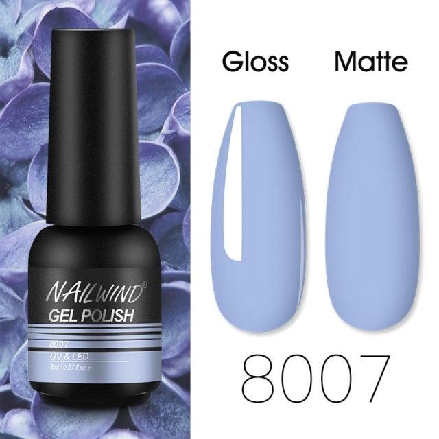 Colorful Glossy Gel Nail Polish 8ml Modern Permanent UV LED Nails Gel Luxury Fashion For Women and Girls Shine Design Stevvex