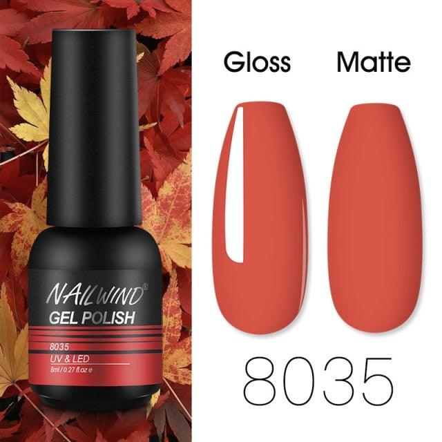 Colorful Glossy Gel Nail Polish 8ml Modern Permanent UV LED Nails Gel Luxury Fashion For Women and Girls Shine Design Stevvex