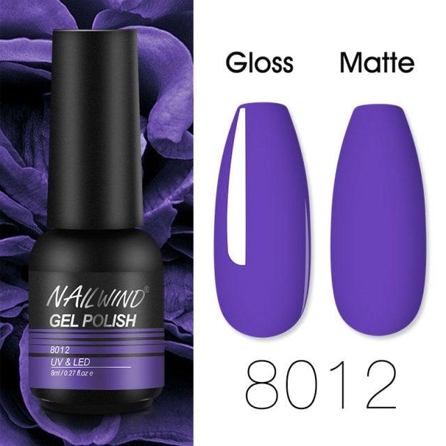 Colorful Glossy Gel Nail Polish 8ml Modern Permanent UV LED Nails Gel Luxury Fashion For Women and Girls Shine Design Stevvex