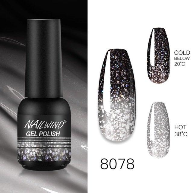 Colorful Glossy Gel Nail Polish 8ml Modern Permanent UV LED Nails Gel Luxury Fashion For Women and Girls Shine Design Stevvex