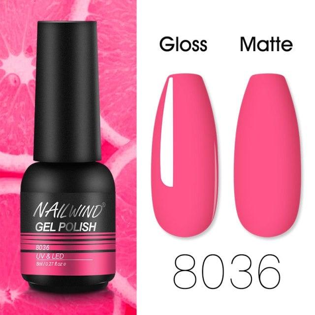 Colorful Glossy Gel Nail Polish 8ml Modern Permanent UV LED Nails Gel Luxury Fashion For Women and Girls Shine Design Stevvex