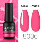 Colorful Glossy Gel Nail Polish 8ml Modern Permanent UV LED Nails Gel Luxury Fashion For Women and Girls Shine Design Stevvex