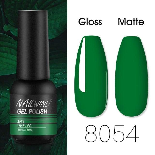 Colorful Glossy Gel Nail Polish 8ml Modern Permanent UV LED Nails Gel Luxury Fashion For Women and Girls Shine Design Stevvex
