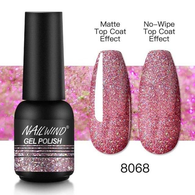 Colorful Glossy Gel Nail Polish 8ml Modern Permanent UV LED Nails Gel Luxury Fashion For Women and Girls Shine Design Stevvex