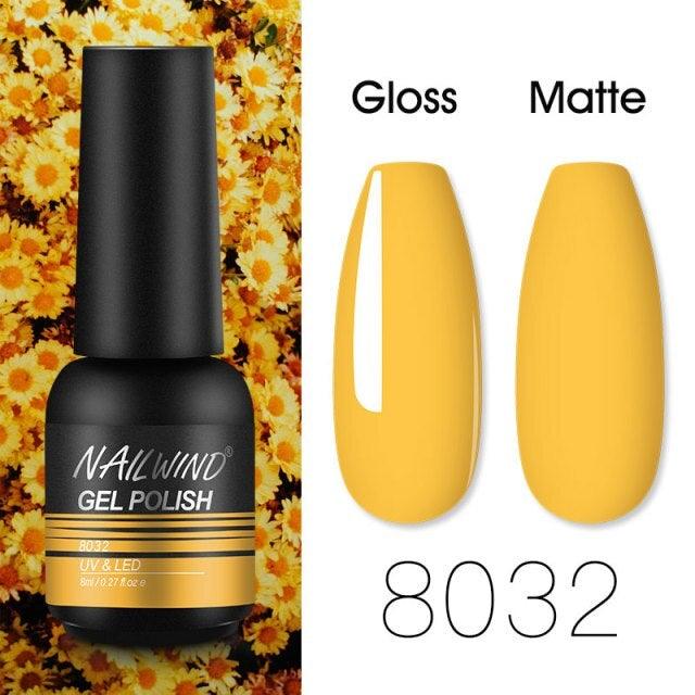 Colorful Glossy Gel Nail Polish 8ml Modern Permanent UV LED Nails Gel Luxury Fashion For Women and Girls Shine Design Stevvex