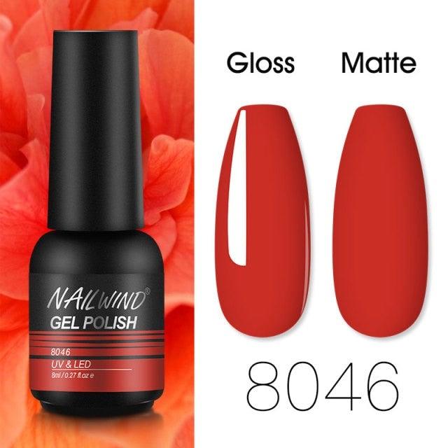 Colorful Glossy Gel Nail Polish 8ml Modern Permanent UV LED Nails Gel Luxury Fashion For Women and Girls Shine Design Stevvex
