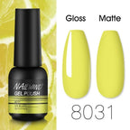 Colorful Glossy Gel Nail Polish 8ml Modern Permanent UV LED Nails Gel Luxury Fashion For Women and Girls Shine Design Stevvex
