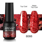 Colorful Glossy Gel Nail Polish 8ml Modern Permanent UV LED Nails Gel Luxury Fashion For Women and Girls Shine Design Stevvex