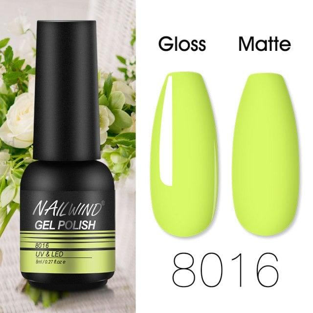 Colorful Glossy Gel Nail Polish 8ml Modern Permanent UV LED Nails Gel Luxury Fashion For Women and Girls Shine Design Stevvex