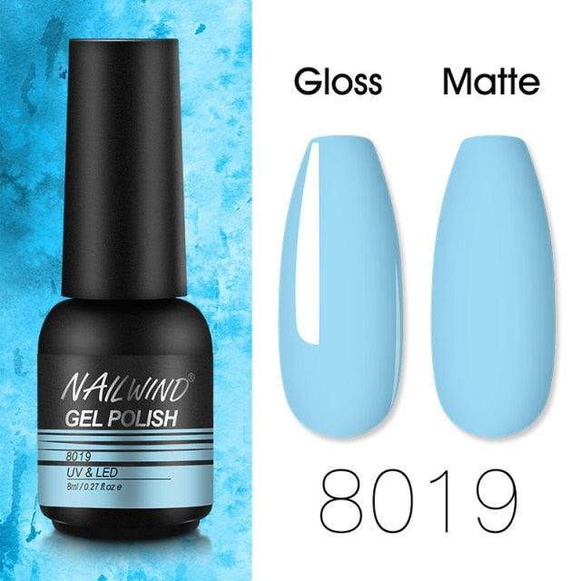 Colorful Glossy Gel Nail Polish 8ml Modern Permanent UV LED Nails Gel Luxury Fashion For Women and Girls Shine Design Stevvex