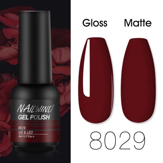Colorful Glossy Gel Nail Polish 8ml Modern Permanent UV LED Nails Gel Luxury Fashion For Women and Girls Shine Design Stevvex