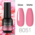 Colorful Glossy Gel Nail Polish 8ml Modern Permanent UV LED Nails Gel Luxury Fashion For Women and Girls Shine Design Stevvex