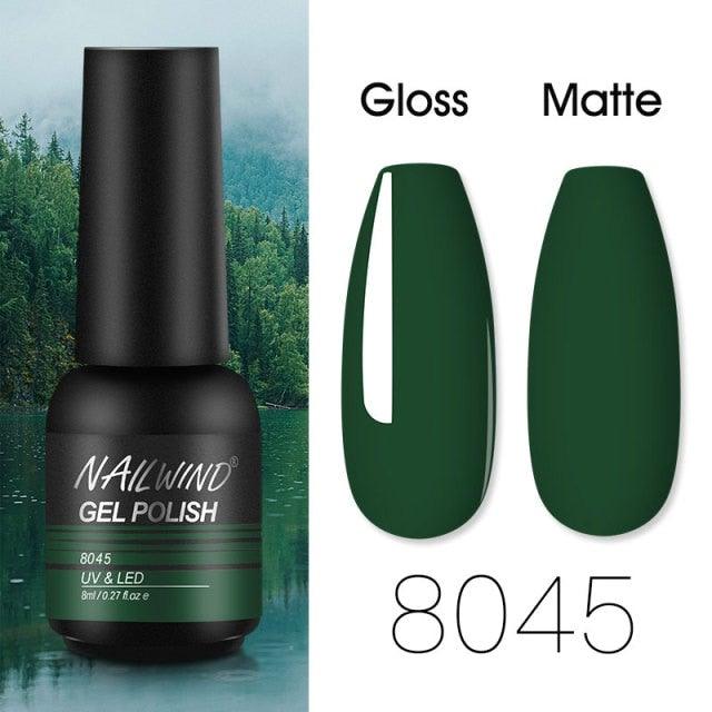 Colorful Glossy Gel Nail Polish 8ml Modern Permanent UV LED Nails Gel Luxury Fashion For Women and Girls Shine Design Stevvex