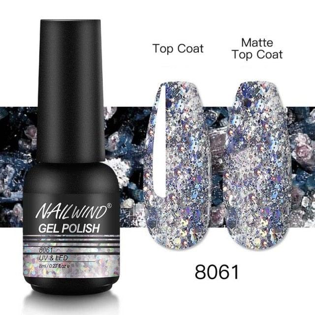 Colorful Glossy Gel Nail Polish 8ml Modern Permanent UV LED Nails Gel Luxury Fashion For Women and Girls Shine Design Stevvex