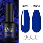 Colorful Glossy Gel Nail Polish 8ml Modern Permanent UV LED Nails Gel Luxury Fashion For Women and Girls Shine Design Stevvex