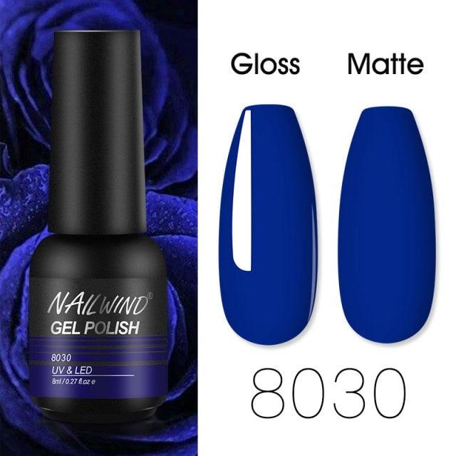 Colorful Glossy Gel Nail Polish 8ml Modern Permanent UV LED Nails Gel Luxury Fashion For Women and Girls Shine Design Stevvex