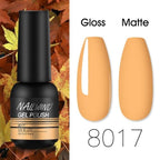 Colorful Glossy Gel Nail Polish 8ml Modern Permanent UV LED Nails Gel Luxury Fashion For Women and Girls Shine Design Stevvex