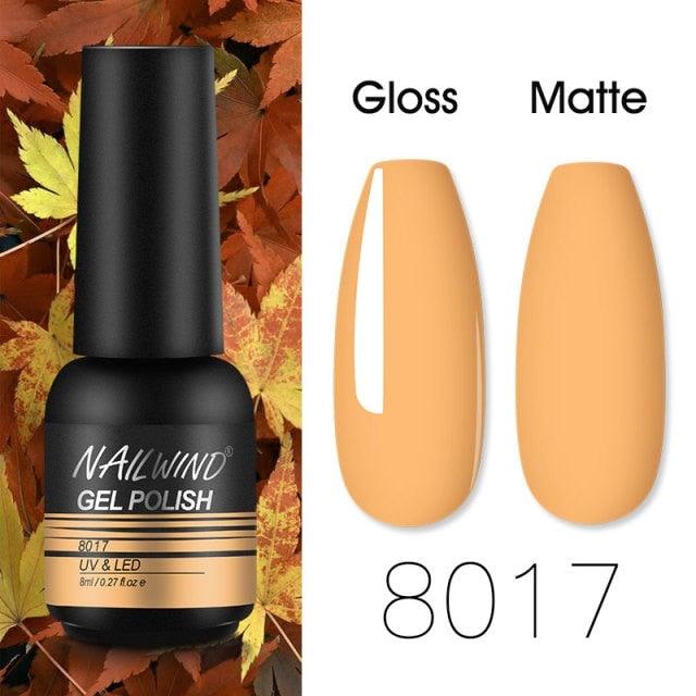 Colorful Glossy Gel Nail Polish 8ml Modern Permanent UV LED Nails Gel Luxury Fashion For Women and Girls Shine Design Stevvex