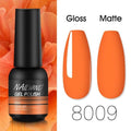 Colorful Glossy Gel Nail Polish 8ml Modern Permanent UV LED Nails Gel Luxury Fashion For Women and Girls Shine Design Stevvex